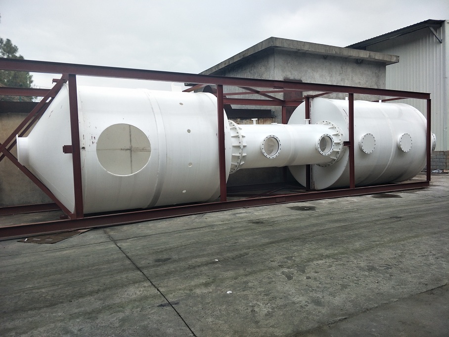 煅燒爐氣動乳化脫硫塔脫硫、脫硝、除塵、消白一體化